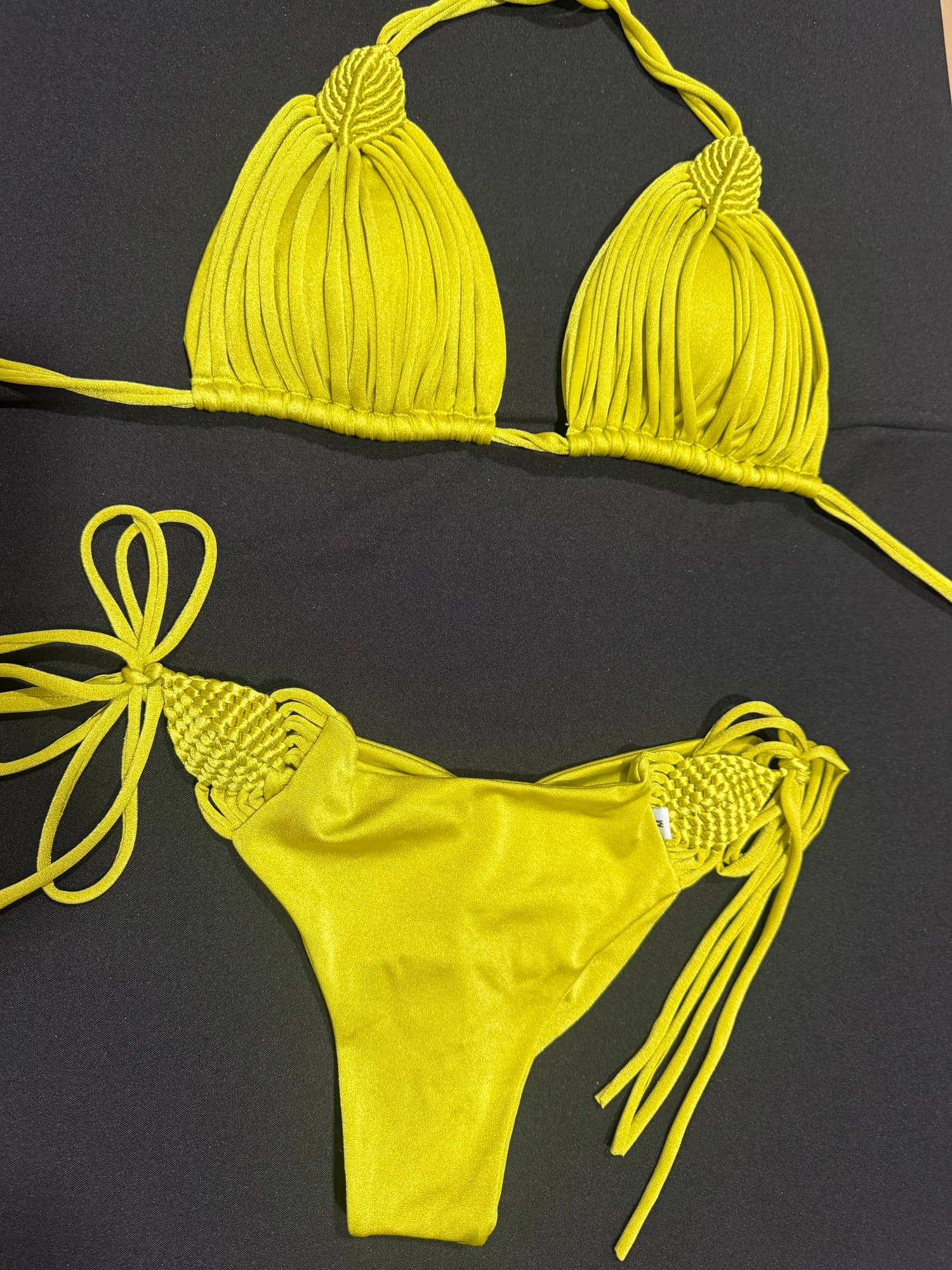 Bikini Crochet · Blanco Perla