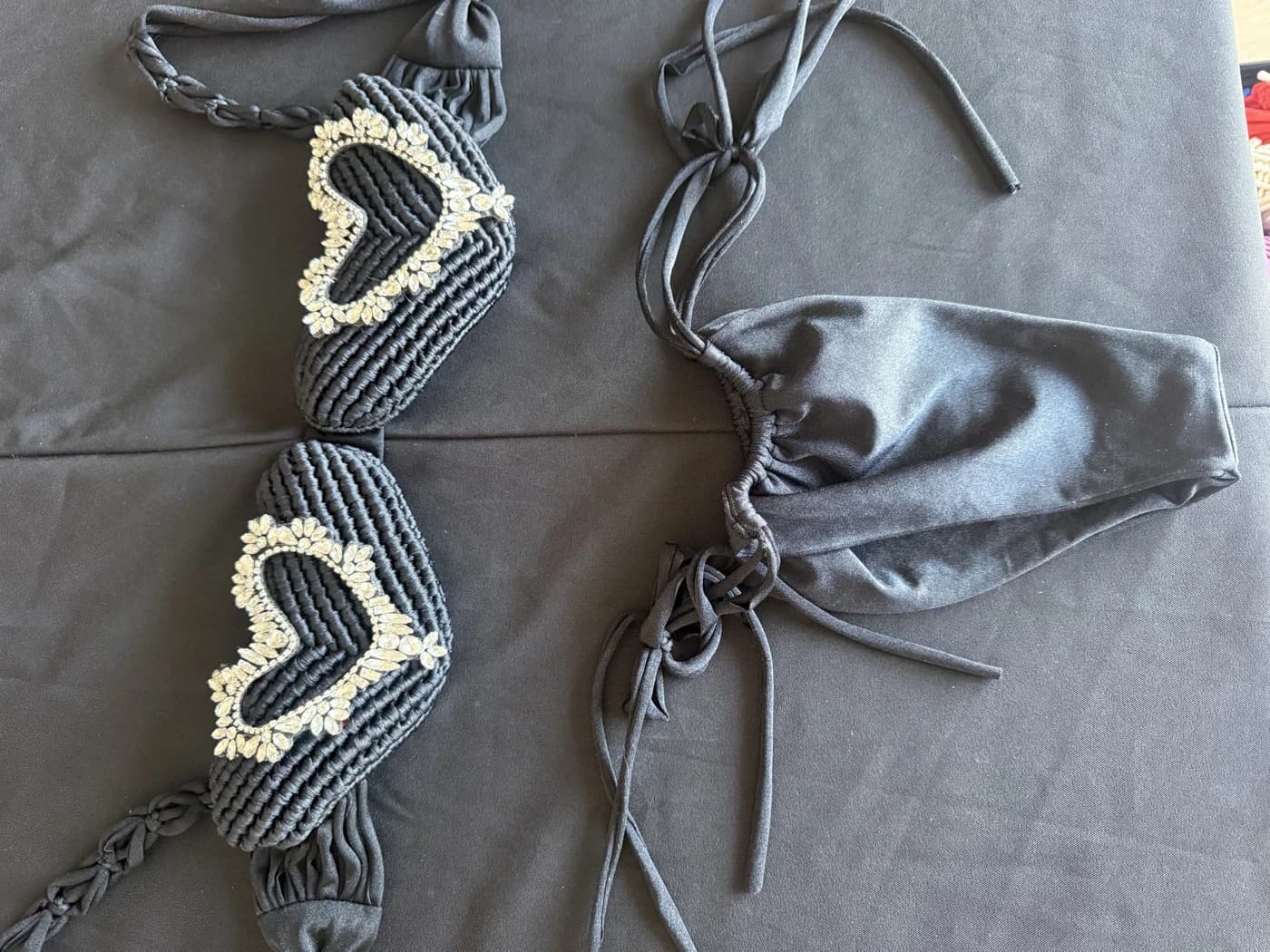 Bikini Corazón · Gris
