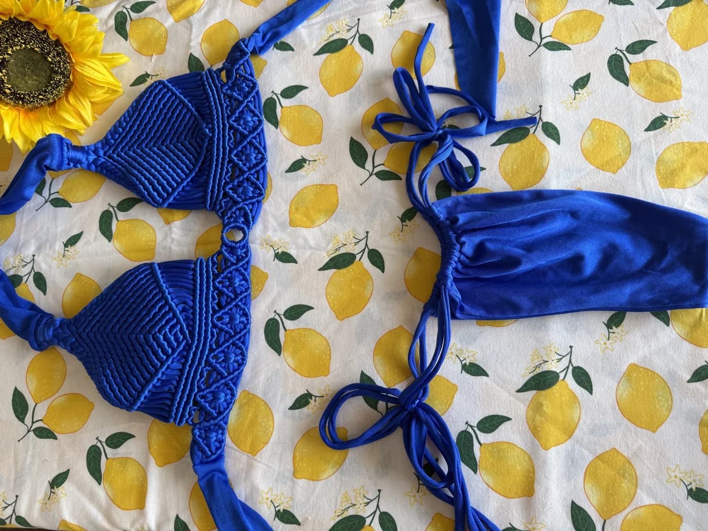 Bikini Crochet · Azul Klein