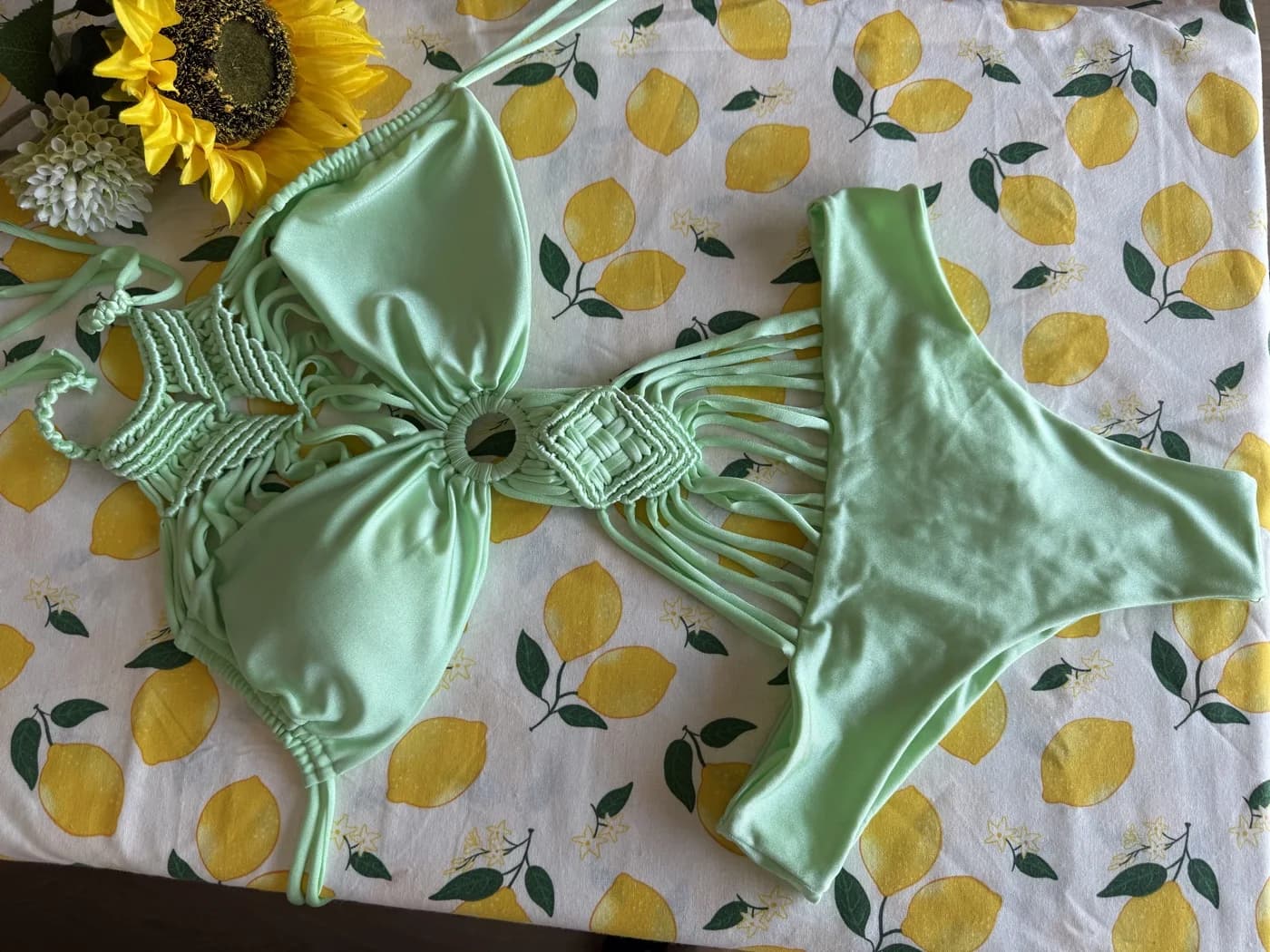 Bikini Flor · Verde Menta